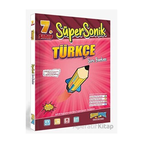7.Sınıf Süpersonik Türkçe Soru Bankası Süpersonik Yayınları