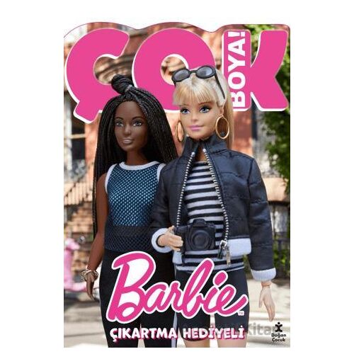 Barbie Çok Boya Çıkartmalı Dev Boyama Kitabı - Kolektif - Doğan Çocuk