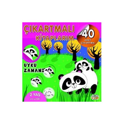 Çıkartmalı Kitaplarım - Uyku Zamanı - Kolektif - 0-6 Yaş Yayınları