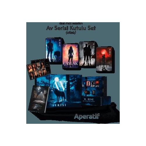 Av Serisi 4 Kitaplık Hediyeli Özel Kutu - M. Rise - Ephesus Yayınları