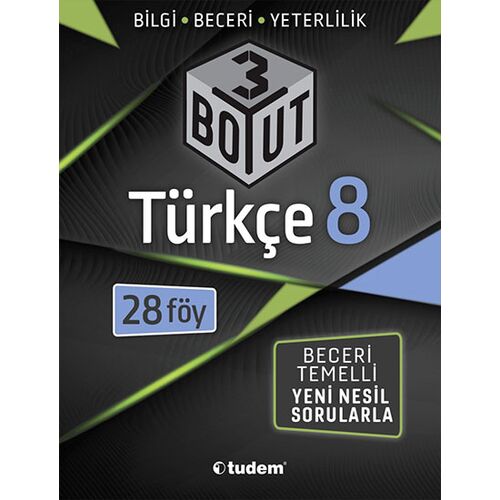 Tudem 8.Sınıf Türkçe 3 Boyut Föy