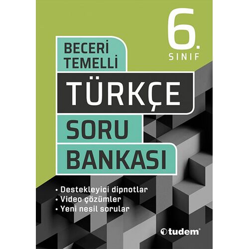 Tudem 6.Sınıf Beceri Temelli Türkçe Soru Bankası
