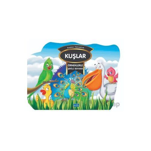 Örneklerle Şekilli Boyama - Kuşlar - Kolektif - Parıltı Yayınları