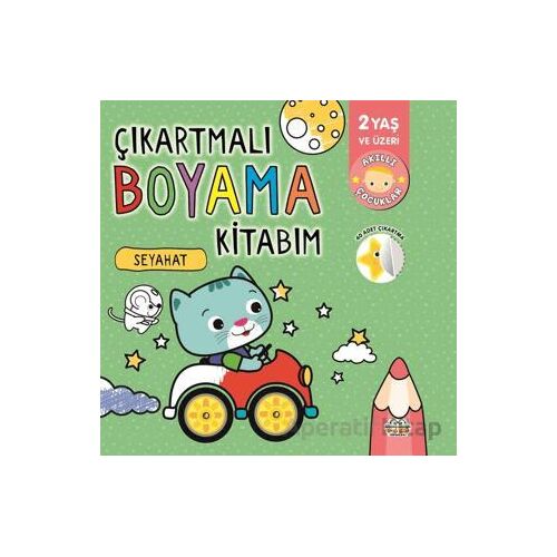 Çıkartmalı Boyama Kitabım - Seyahat - Kolektif - 0-6 Yaş Yayınları