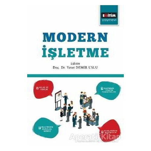 Modern İşletme - Kolektif - Eğitim Yayınevi - Ders Kitapları