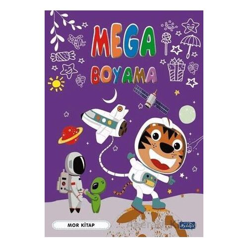 Mega Boyama-Mor Kitap - Kolektif - Parıltı Yayınları