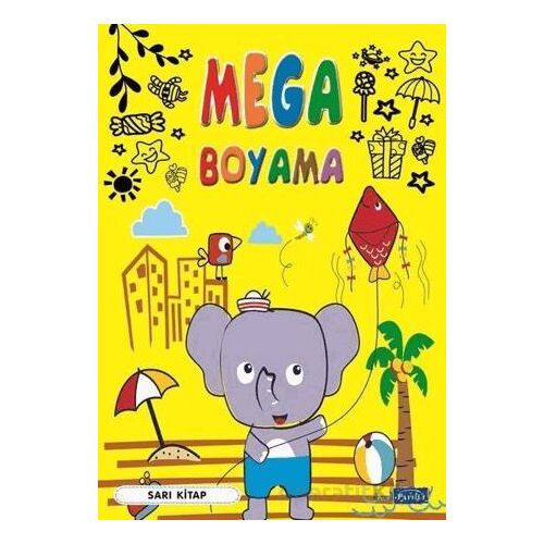 Mega Boyama-Sarı Kitap - Kolektif - Parıltı Yayınları