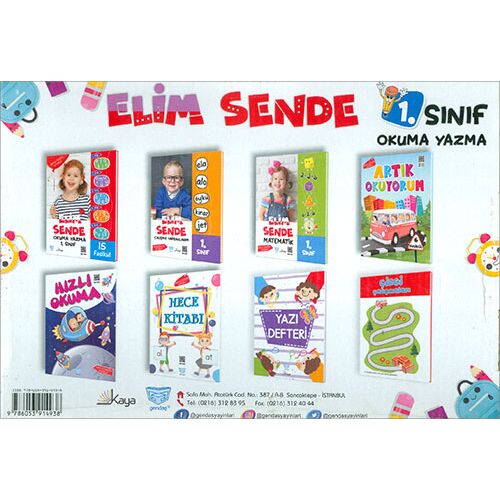 Elim Sende 1.Sınıf Okuma Yazma Seti