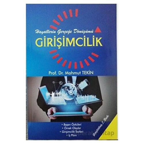 Girişimcilik - Mahmut Tekin - Eğitim Yayınevi - Ders Kitapları