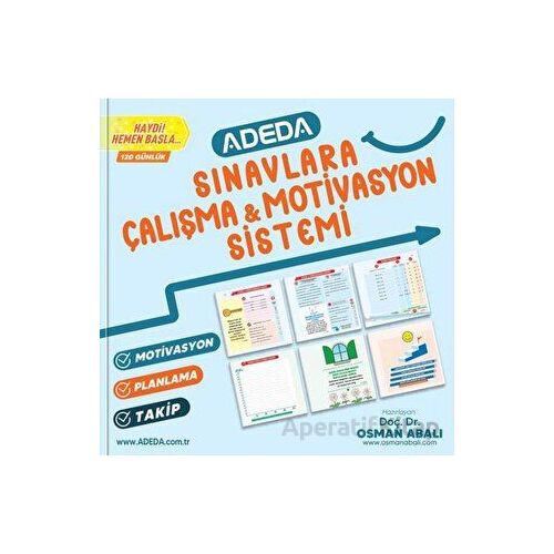 Sınavlara Çalışma ve Motivasyon Sistemi - Osman Abalı - Adeda Yayınları