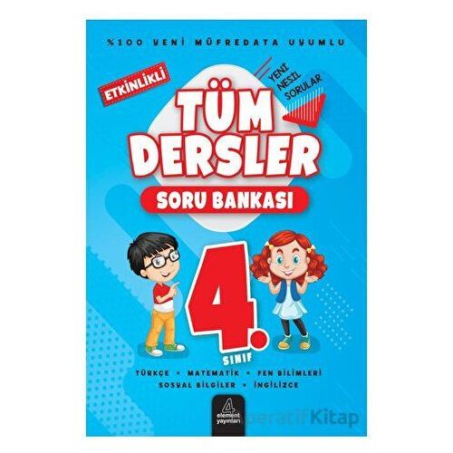 4. Sınıf Tüm Dersler Soru Bankası - 4 Element Yayınları