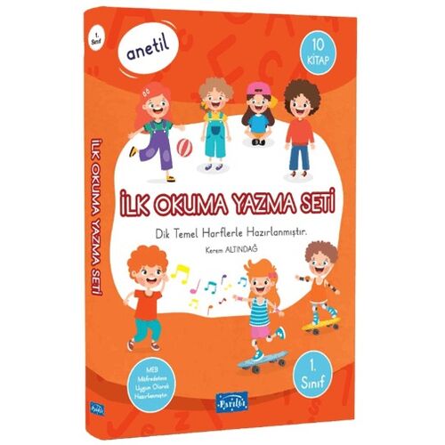 Anetil - İlk Okuma Yazma Seti 10 Kitap Set - Kolektif - Parıltı Yayınları