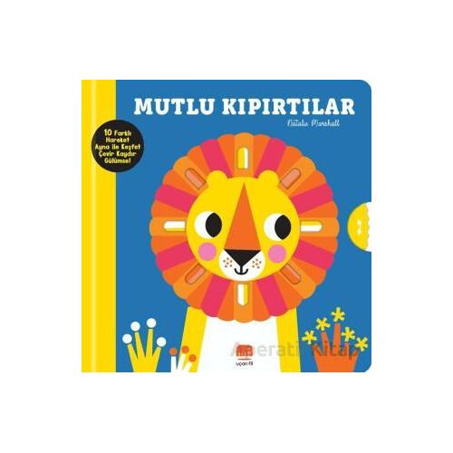 Kaydır ve Gülümse Mutlu Kıpırtılar - Natalie Marshall - Uçan Fil Yayınları