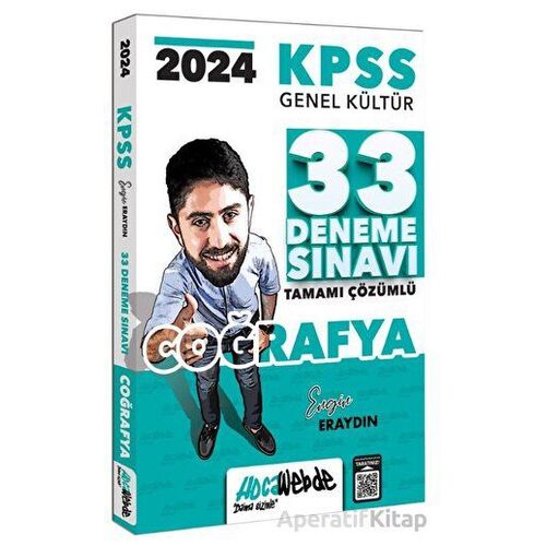 HocaWebde Yayınları 2025 KPSS GK Coğrafya Tamamı Çözümlü 33 Deneme Sınavı