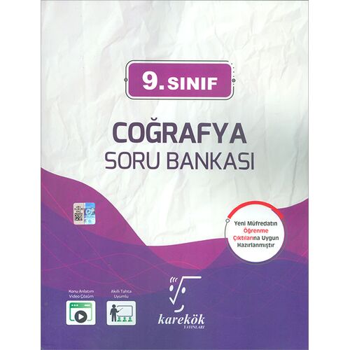 9.Sınıf Coğrafya Soru Bankası Karekök Yayınları