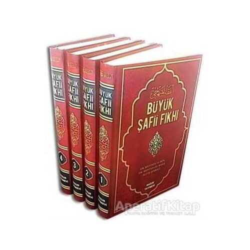 Büyük Şafii Fıkhı (4 Kitap Takım Kutulu) - Mustafa el-Buğa - Huzur Yayınevi