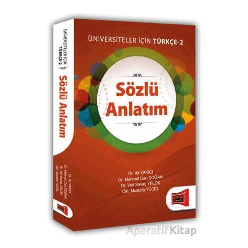 Sözlü Anlatım Üniversiteler İçin Türkçe - 2 - Yargı Yayınevi