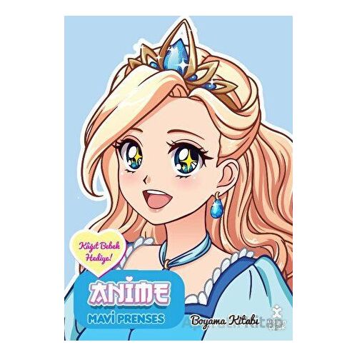 Anime Mavi Prenses Boyama Kitabı - Kolektif - Doğan Çocuk