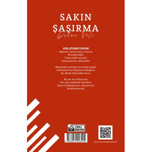 Sakın Şaşırma - Orhan Veli - Maviçatı Yayınları