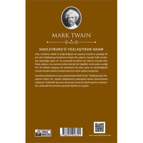 Hadleyburgu Yozlaştıran Adam - Mark Twain - Maviçatı (Dünya Klasikleri)