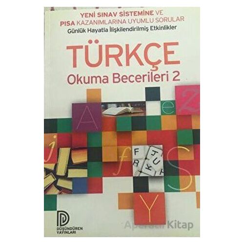 Türkçe Okuma Becerileri 2 - Düşündüren Yayınları
