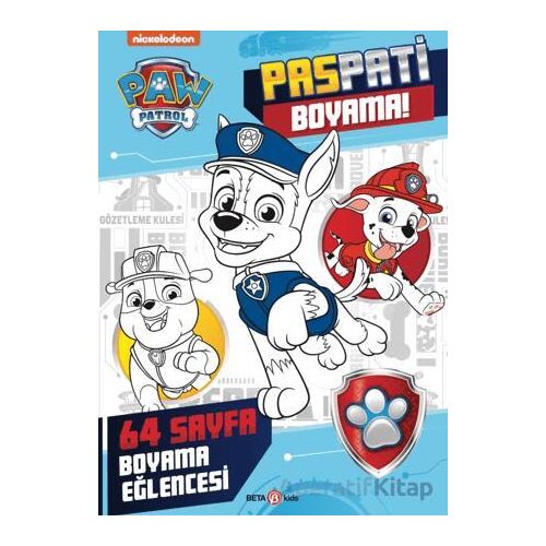 PAW Patrol - Paspati Boyama Kitabı - Kolektif - Beta Kids