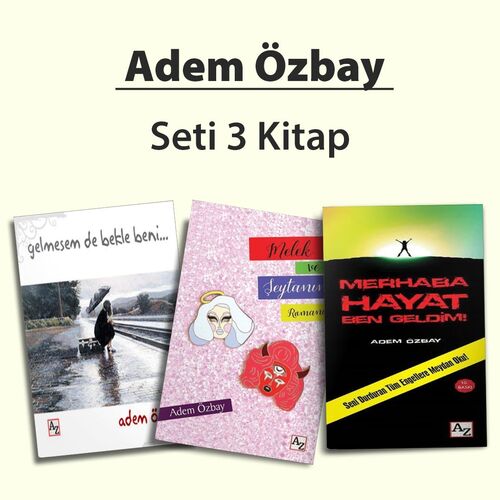 Adem Özbay Seti (3 Kitap) Paket Kitap Kampanyası