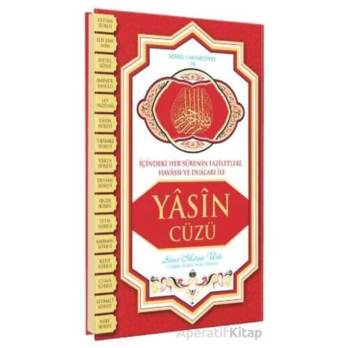 Yasin Cüzü Çanta Boy - Ciltli - Ahmet Mahmut Ünlü - Ahıska Yayınevi