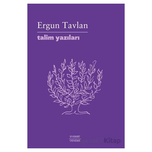 Talim Yazıları - Ergun Tavlan - Everest Yayınları