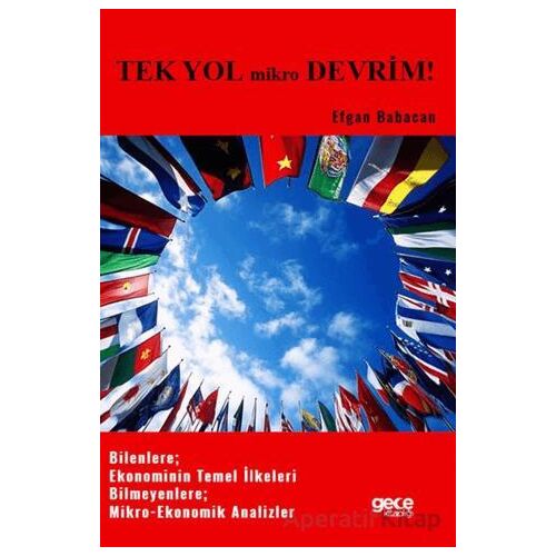 Tek Yol Mikro Devrim - Efgan Babacan - Gece Kitaplığı