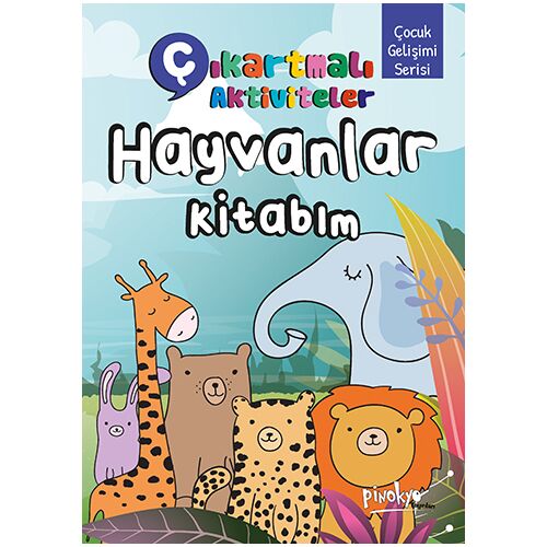 Çıkartmalı Aktiviteler Hayvanlar Kitabım - Buçe Dayı - Pinokyo Yayınları