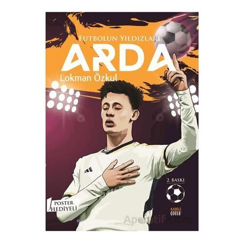 Futbolun Yıldızları Arda (Poster Hediyeli) - Lokman Özkul - Kabile Çocuk