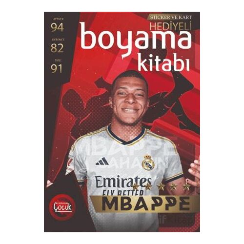 Mbappe Boyama Kitabı Karnaval Çocuk