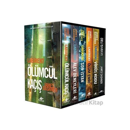 Labirent Serisi Kutulu Özel Set (6 Kitap) - James Dashner - Pegasus Yayınları