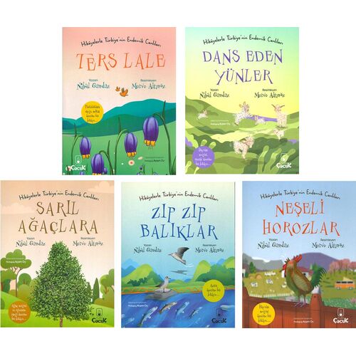 Hikayelerle Türkiyenin Endemik Canlıları (5 Kitap) Floki Çocuk