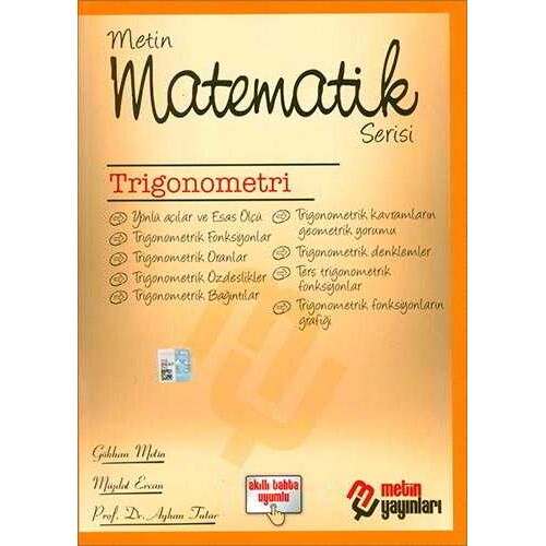 Metin Matematik Serisi Trigonometri Metin Yayınları
