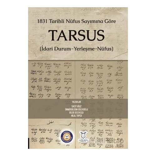 1831 Tarihli Nüfus Sayımına Göre Tarsus (İdari Durum-Yerleşme-Nüfus)