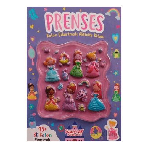 Prenses Balon Çıkartmalı Aktivite Kitabı - Kollektif - Yumurcak Yayınları