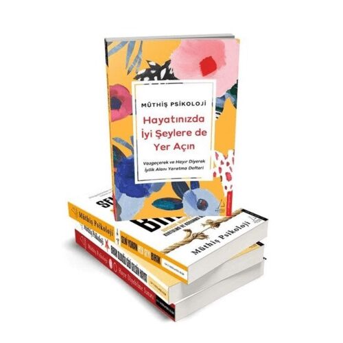 Müthiş Psikoloji 3 Kitap Set Defter Hediyeli - Destek Yayınları