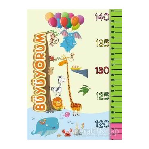 Büyüyorum Boy Cetveli - Kolektif - Net Çocuk Yayınları