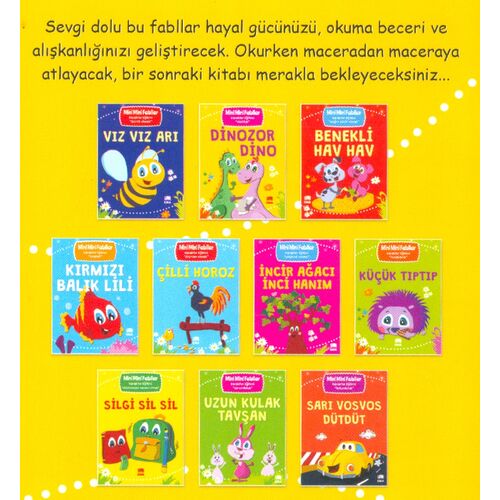 Mini Mini Fabllar (10 Kitap) Ema Kitap