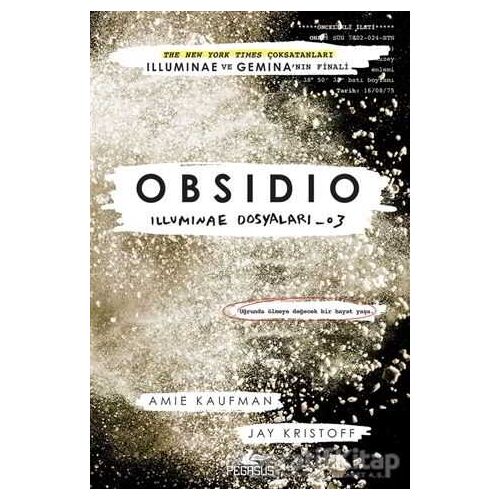 Obsidio - Jay Kristoff - Pegasus Yayınları