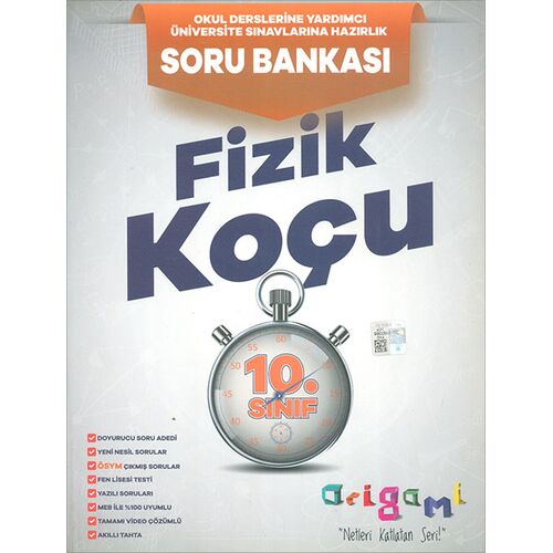 10. Sınıf Origami Fizik Koçu Soru Bankası Tammat Yayıncılık