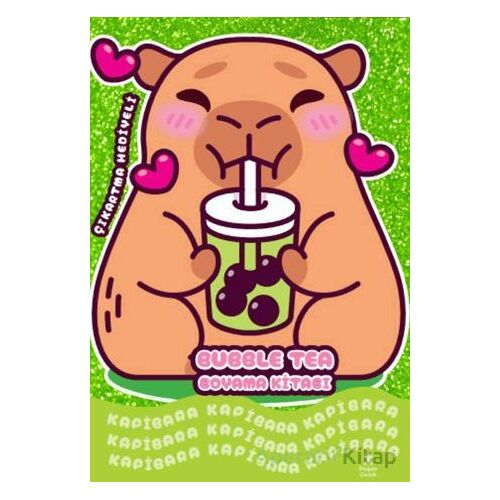 Kapibara - Bubble Tea Boyama Kitabı - Kolektif - Doğan Çocuk