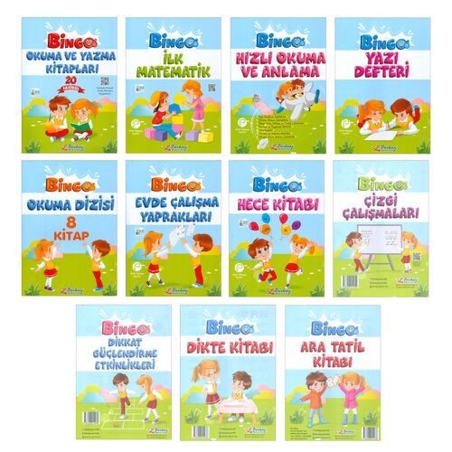 1.Sınıflar İçin Bingo Okuma ve Yazma Seti (Kampanyalı) Berkay Yayıncılık