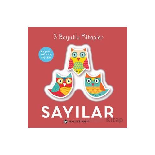 Sayılar - 3 Boyutlu Kitaplar - Kolektif - Remzi Kitabevi