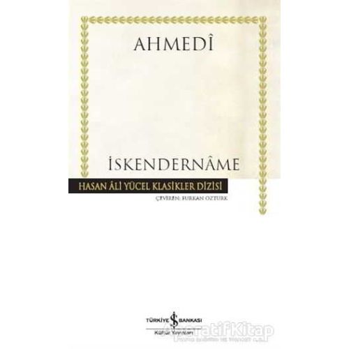 İskendername - Ahmedi - İş Bankası Kültür Yayınları
