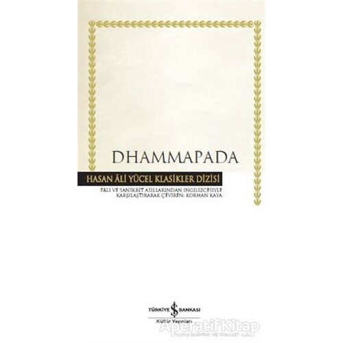 Dhammapada - Kolektif - İş Bankası Kültür Yayınları