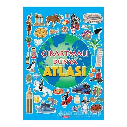 Çıkartmalı Dünya Atlası - İlaria Barsotti - Yakamoz Yayınevi