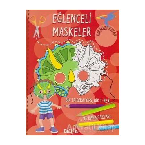 Eğlenceli Maskeler - Kırmızı Kitap - Kolektif - Parıltı Yayınları
